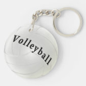 Gepersonaliseerde Cheap Volleyball Senior Night Gi Sleutelhanger (Achterkant)