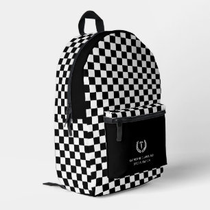 Gepersonaliseerde check patroon Medische arts Verp Bedrukte Rugzak