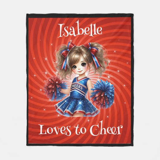 Gepersonaliseerde Cheer Blanket Fleece Deken (Voorkant)
