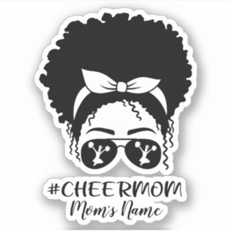 Gepersonaliseerde Cheer Mam Sticker