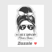 Gepersonaliseerde Cheer Mam Sticker (Vel)
