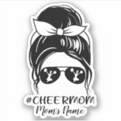 Gepersonaliseerde Cheer Mam Sticker (Voorkant)