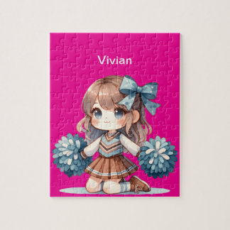 Gepersonaliseerde cheerleader legpuzzel