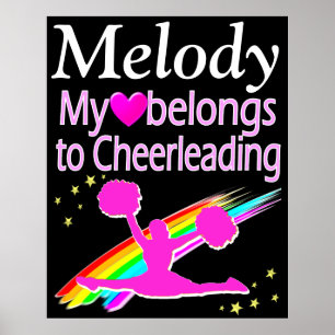 GEPERSONALISEERDE CHEERLEADER LOVE POSTER