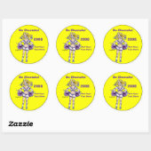 Gepersonaliseerde cheerleading Sticker 4 (Vel)