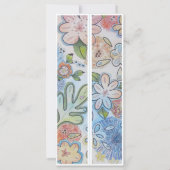 Gepersonaliseerde Cheery Floral Twee Bladwijzer (Achterkant)