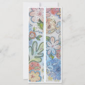 Gepersonaliseerde Cheery Floral Twee Bladwijzer (Voorkant)