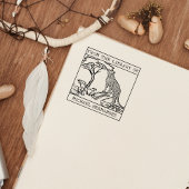 Gepersonaliseerde Cheetah Bookplate Rubberstempel