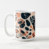 Gepersonaliseerde Cheetah Leopard Animal Print Koffiemok (Links)