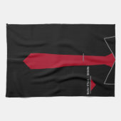 Gepersonaliseerde Chef Keuken Handdoek (Horizontaal)