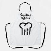 Gepersonaliseerde Chef-Pet en -kleding Schort (Voorkant)