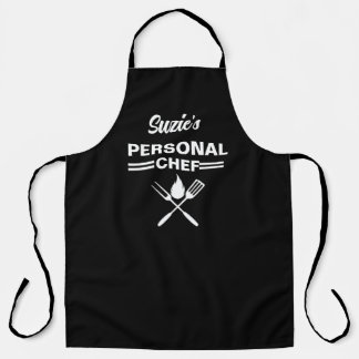 Gepersonaliseerde Chef Schort - Custom Name Keuken