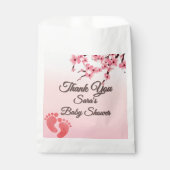 Gepersonaliseerde Cherry Blossom Baby shower gunst Bedankzakje (Voorkant)
