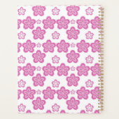 Gepersonaliseerde Cherry Blossom Roze Bloem Esthet Planner (Achterkant)