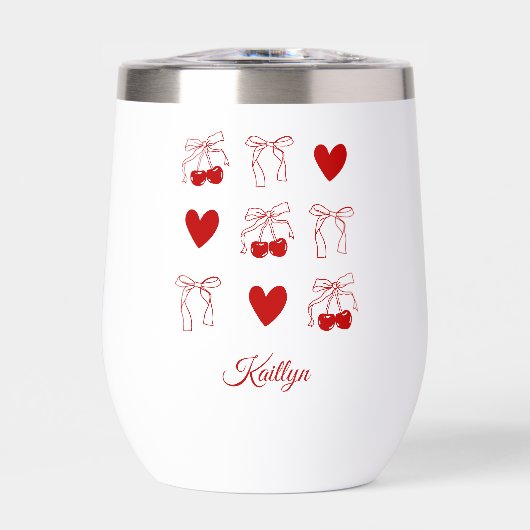 Gepersonaliseerde Cherry Bow vrijgezellenfeest (Voorkant)