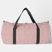 Gepersonaliseerde Chic Blush Roze & Wit Custom Plunjezak (Voorkant)