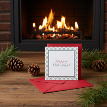 Gepersonaliseerde Chic Four Poinsettia Motief, Ker