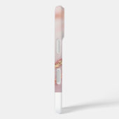 Gepersonaliseerde Chic Pink Marble Gold Case-Mate iPhone Case (Achterkant / Rechts)