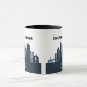 Gepersonaliseerde Chicago Marathon Gift voor Marat Mok (Midden)