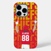 Gepersonaliseerde Chiefs Jersey Amerikaans Footbal Case-Mate iPhone Case (Achterkant)