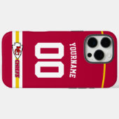 Gepersonaliseerde Chiefs Jersey Amerikaans Footbal Case-Mate iPhone Case (Achterkant (horizontaal))
