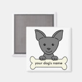 Gepersonaliseerde Chihuahua Magneet (Voorkant / Achterkant)