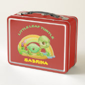 Gepersonaliseerde Children's Metal Lunch Box (Achterkant)