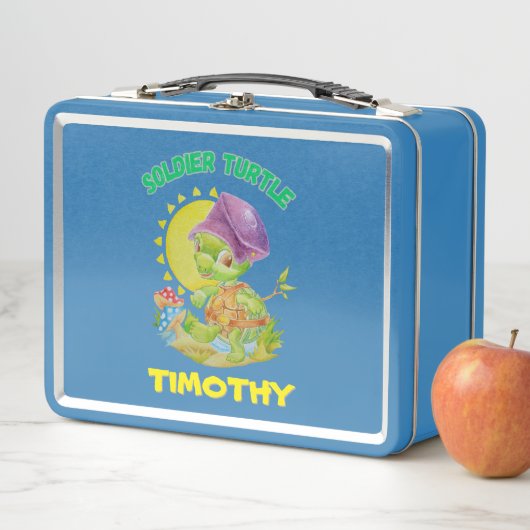 Gepersonaliseerde Children's Metal Lunch Box (In situ)