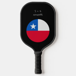 Gepersonaliseerde Chili Flag Gift Pickleball Paddle