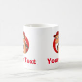 Gepersonaliseerde chimp cartoon koffiemok (Center)