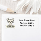 Gepersonaliseerde Chinese Crested Etiket (Insitu)