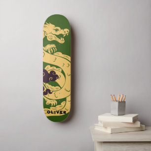 Gepersonaliseerde Chinese draak Persoonlijk Skateboard