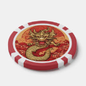 Gepersonaliseerde Chinese Dragon Composite Poker C Chips (Enkel)