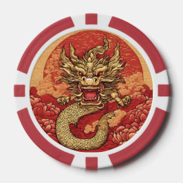Gepersonaliseerde Chinese Dragon Composite Poker C Poker Chips