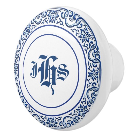 Gepersonaliseerde  Chinoiserie Bird-Flower Art Keramische Knop (Rechts)