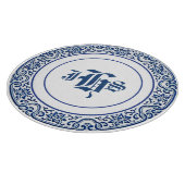 Gepersonaliseerde  Chinoiserie Bird-Flower Art Snijplank (Hoek)