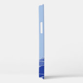 Gepersonaliseerde Chinoiserie Chic Blue Lotus Mand Case-Mate iPhone Case (Achterkant / Rechts)