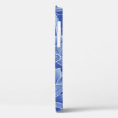Gepersonaliseerde Chinoiserie Chic Blue Lotus Mand Case-Mate iPhone Case (Achterkant / Links)