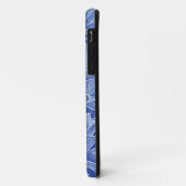 Gepersonaliseerde Chinoiserie Chic Blue Lotus Mand Case-Mate iPhone Case (Achterkant/links)