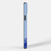 Gepersonaliseerde Chinoiserie Chic Blue Lotus Mand Case-Mate iPhone Case (Achterkant / Rechts)