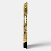 Gepersonaliseerde chique elegante zwarte en gouden Case-Mate iPhone case (Achterkant / Rechts)