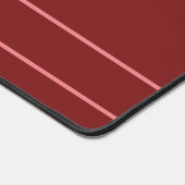 Gepersonaliseerde chique gestreepte bureaumat (Hoek)