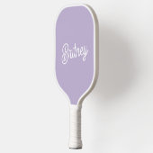 Gepersonaliseerde chique lavendel Paarse monogram Pickleball Paddle (Links)