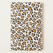 Gepersonaliseerde chique meisje luipaard patroon p planner (Achterkant)