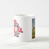 Gepersonaliseerde chique overgestimuleerde honkbal koffiemok (Center)