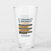 Gepersonaliseerde Chiropractische bijwerkingen Dad Glas (Voorkant)