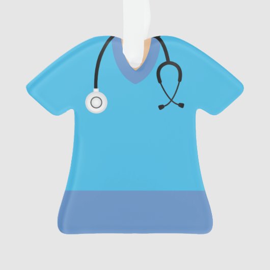 Gepersonaliseerde chirurg kerstversiering ornament (voorkant)