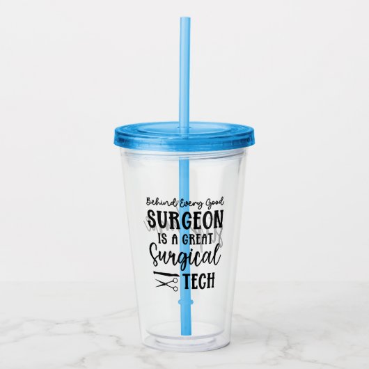 Gepersonaliseerde chirurgische technologie | Chiru Acryl Drinkbeker (Voorkant)