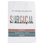 Gepersonaliseerde Chirurgische Technologist Week O Medium Cadeauzakje (Voorkant)