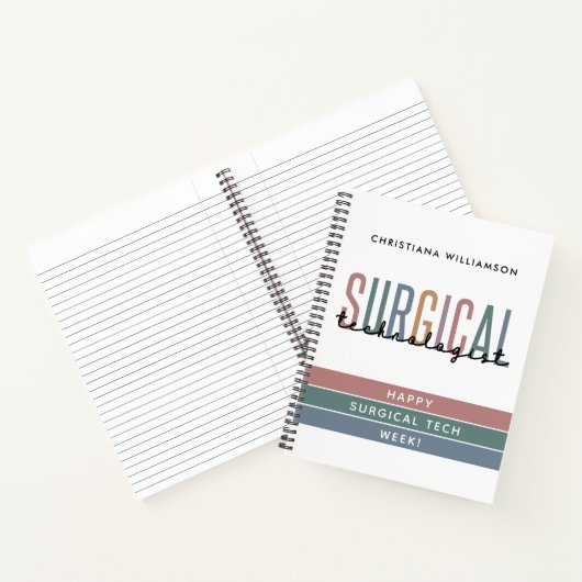 Gepersonaliseerde Chirurgische Technologist Week O Notitieboek (Binnen)